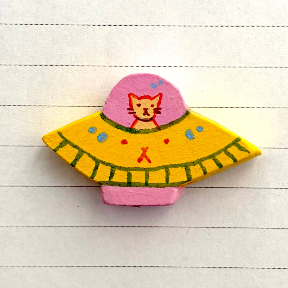 OFF THE WALL - cat spaceship