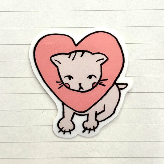 CAT COLLECTION - pink heart
