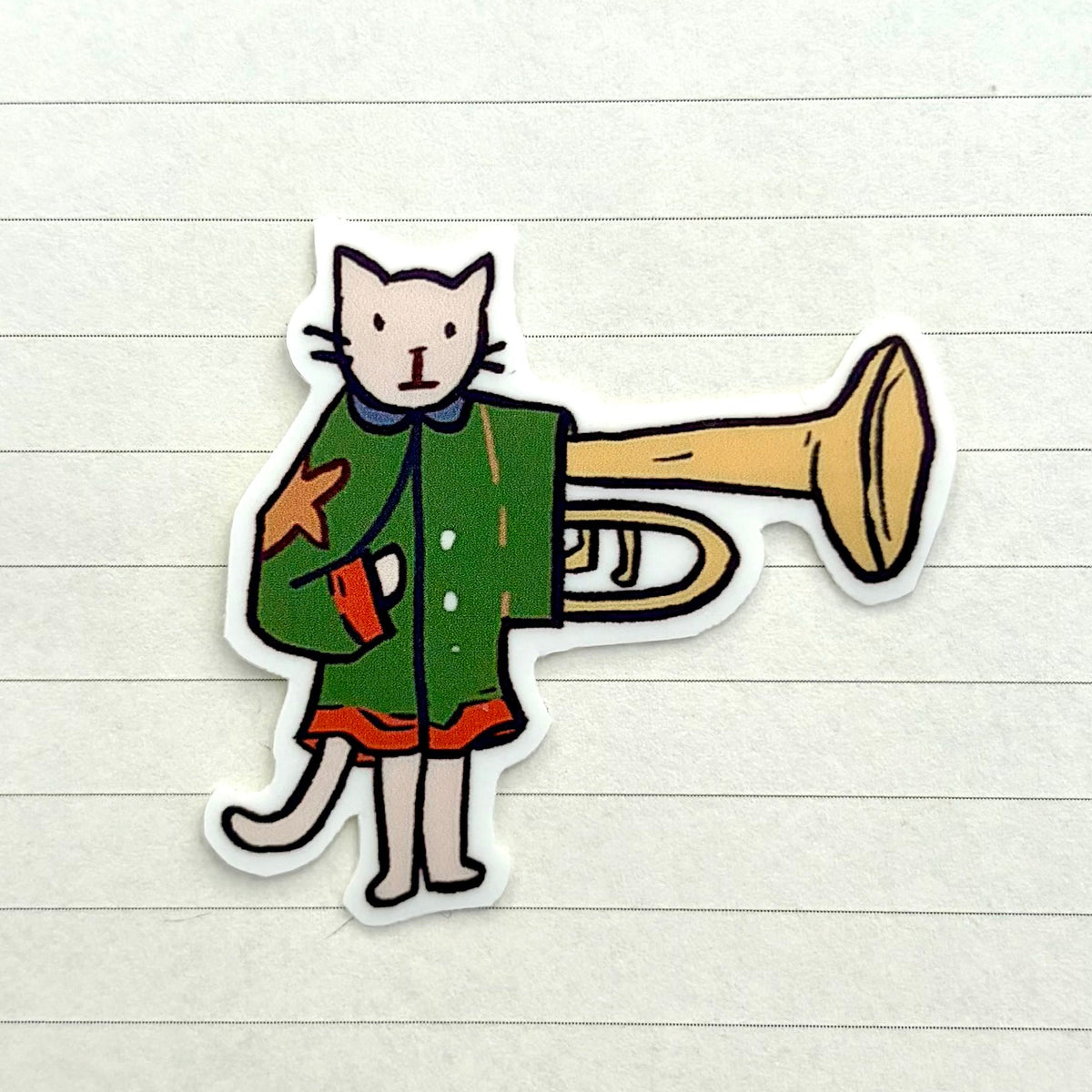 WEIRD AND WONDERFUL - trumpet cat
