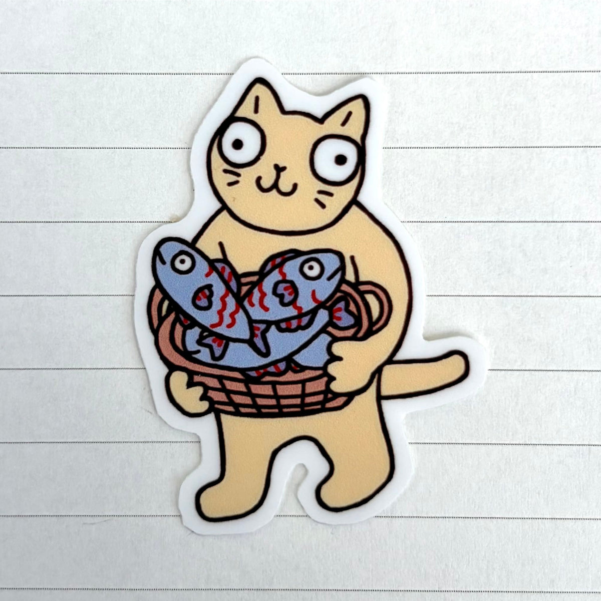 A DAY FOR FISHING - fish basket