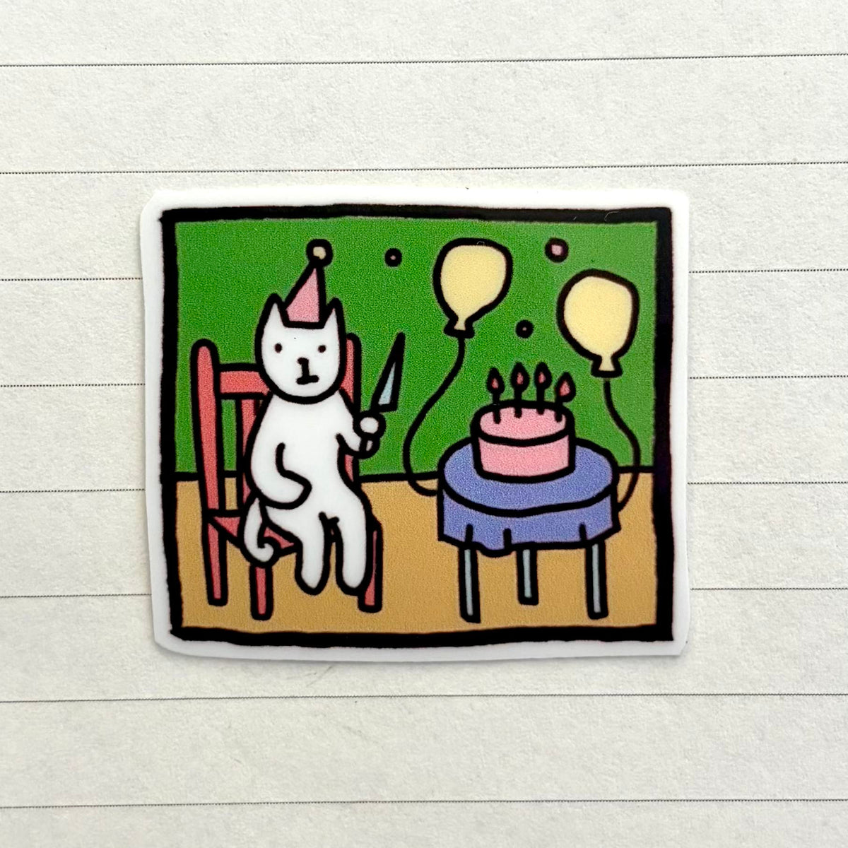 IN A ROOM - birthday kitty