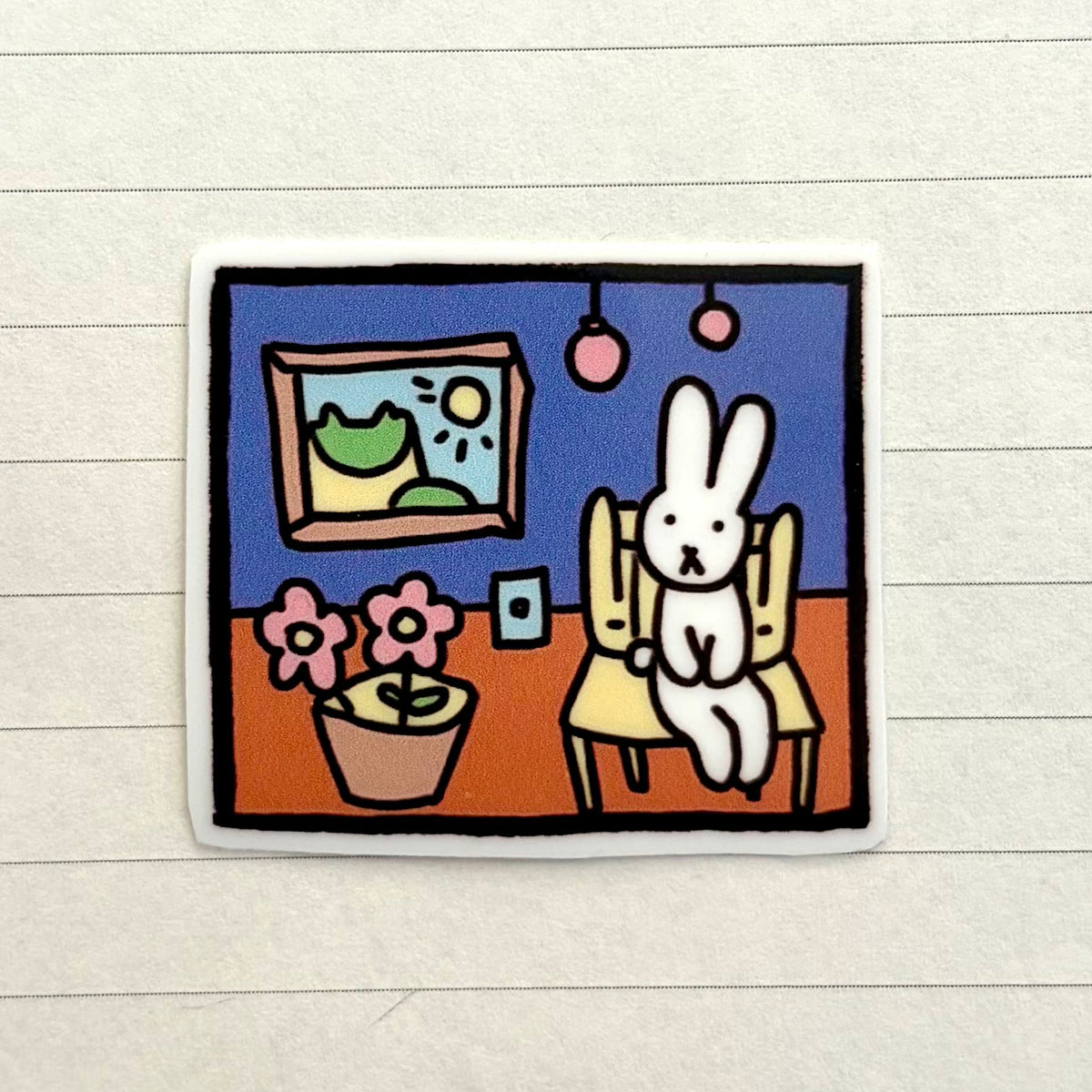 IN A ROOM - blue bunny