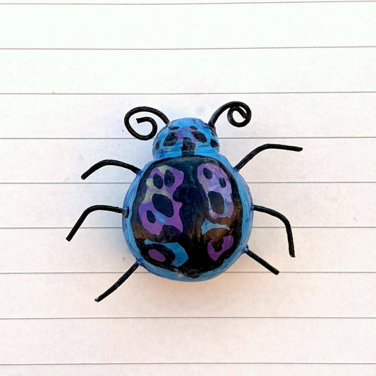 GARDEN BUGS - dark blue
